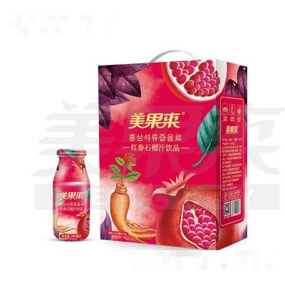 美果來紅參石榴汁1×246ml×8瓶