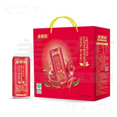 美果來氣泡石榴汁飲料1×310ml×10罐