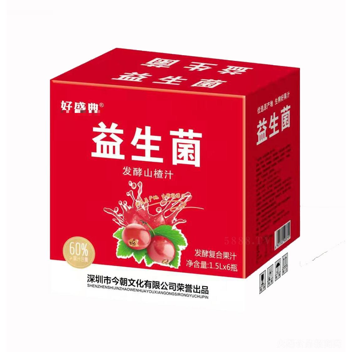 好盛典益生菌發(fā)酵山楂汁1L箱裝