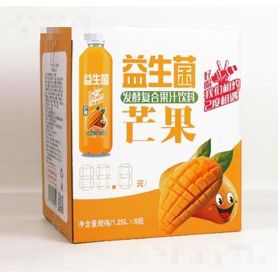威明益生菌芒果發酵復合果汁飲料1.25LX6瓶