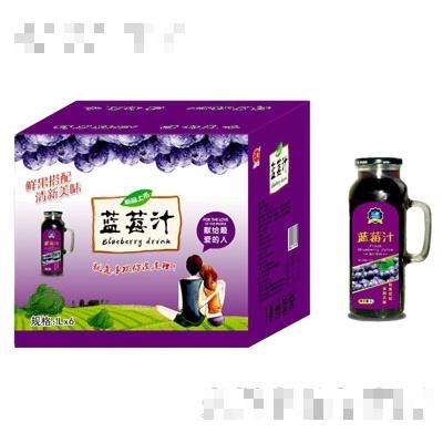 匯甜藍莓汁1LX6