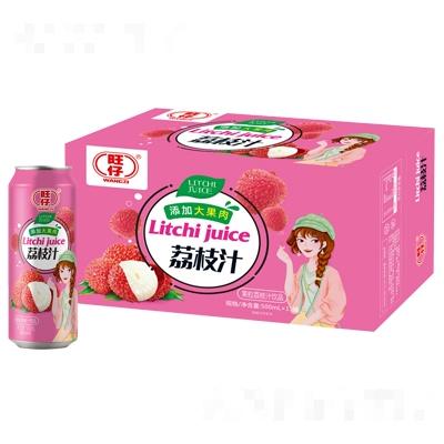 旺仔果粒荔枝汁飲品500mlx15罐