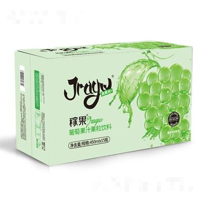 稼果葡萄果汁果粒飲料450mlX15