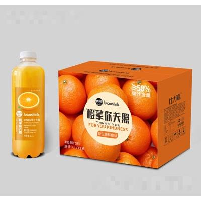 仕力嘉益生菌鮮橙味復合果汁飲料1.1LX8