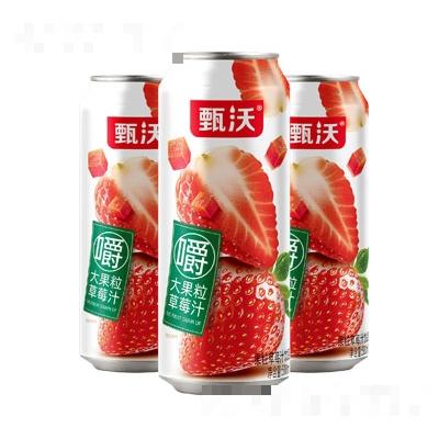 甄沃果粒草莓汁飲品500mL1