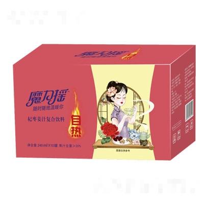 魔力搖自熱杞棗姜汁復合飲料240mlX10