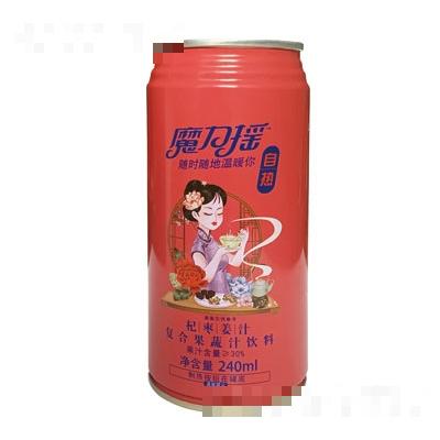 魔力搖自熱杞棗姜汁復合果蔬汁飲料240ml