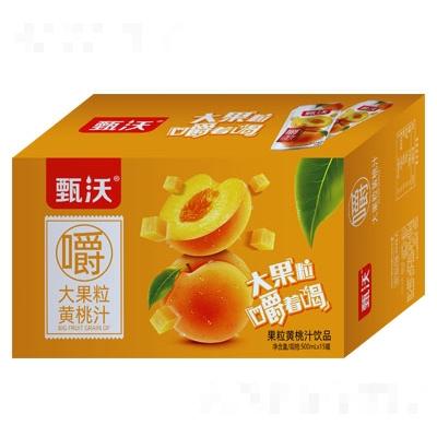 甄沃果粒黃桃汁飲品500mLx15罐