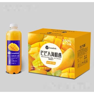 仕力嘉益生菌芒果味復合果汁飲料1.1LX8