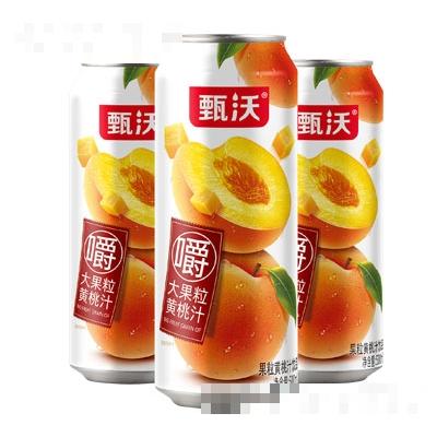 甄沃果粒黃桃汁飲品500mL