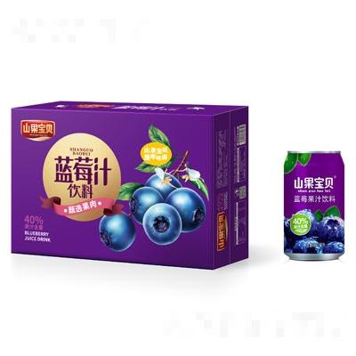 山果寶貝藍莓果汁飲料310ml