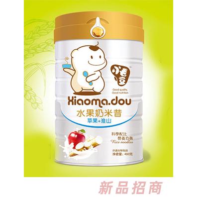 小毛豆蘋果+淮山水果奶米昔