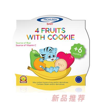 寶露芬四種水果混合果泥