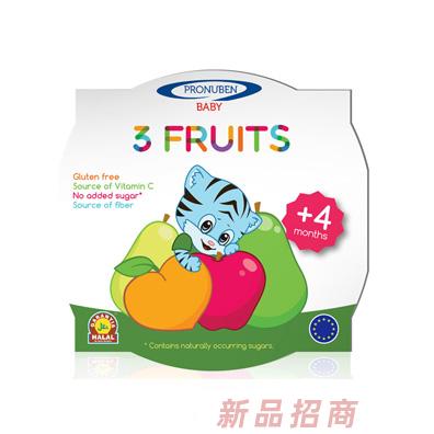 寶露芬三種水果混合果泥