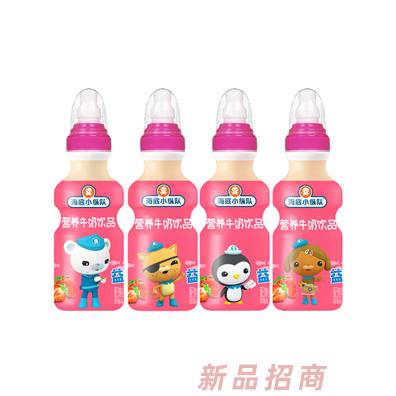 海底小縱隊益生元營養牛奶飲品（草莓味）