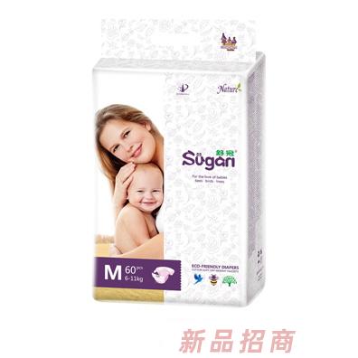 舒冠嬰幼兒本色紙尿褲M