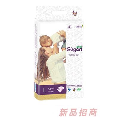 舒冠嬰幼兒本色紙尿褲L