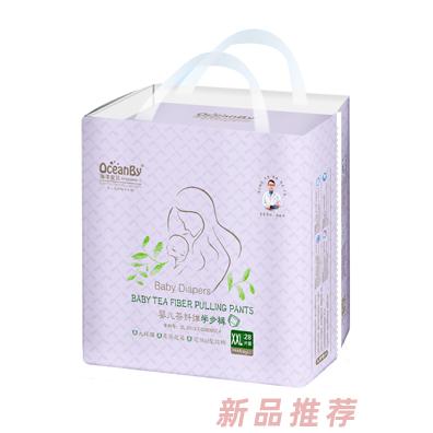 海洋寶貝嬰兒茶纖維學步褲XXL28－中包