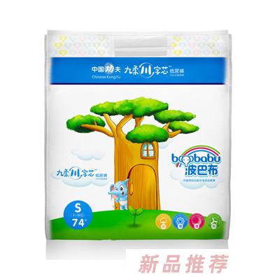 波巴布九柔川字芯紙尿褲S74片