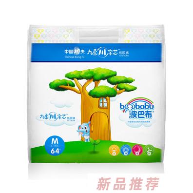 波巴布九柔川字芯紙尿褲M64片
