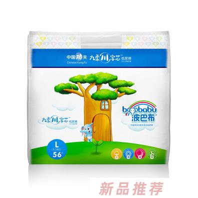 波巴布九柔川字芯紙尿褲L56片