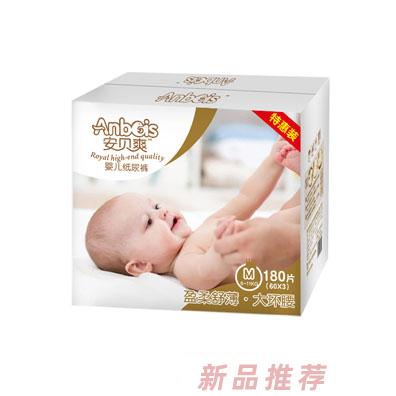 安貝爽盈柔舒薄大環腰嬰兒紙尿褲M碼（彩箱）
