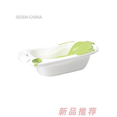 青蛙嘟迪心語舒適躺板浴盆綠白