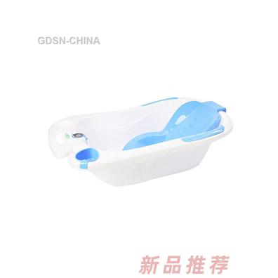 青蛙嘟迪心語測溫浴盆藍白