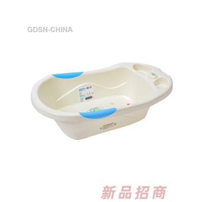 青蛙嘟迪加厚感溫梨形浴盆藍色