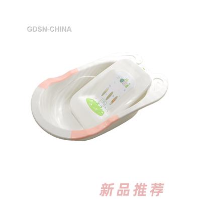 青蛙嘟迪測溫包膠躺雙耳躺板浴盆粉白
