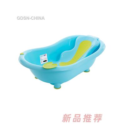 青蛙嘟迪測溫包膠躺板浴盆藍綠