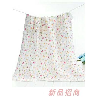 淘貝貓六層紗布泡泡浴巾-彩色