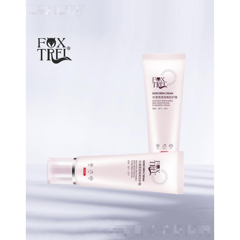 FOXTREL水漾清透隔離防護霜 50g輕盈透薄粉質細密均勻