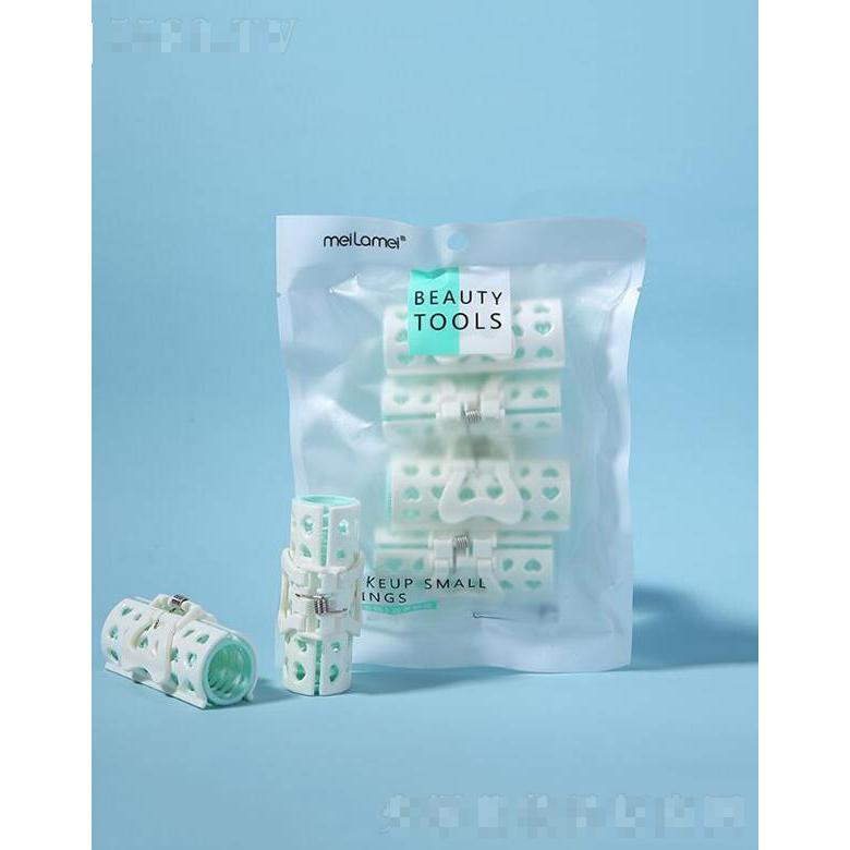 美啦美 便攜式卷發器4個裝-不傷發空氣劉海