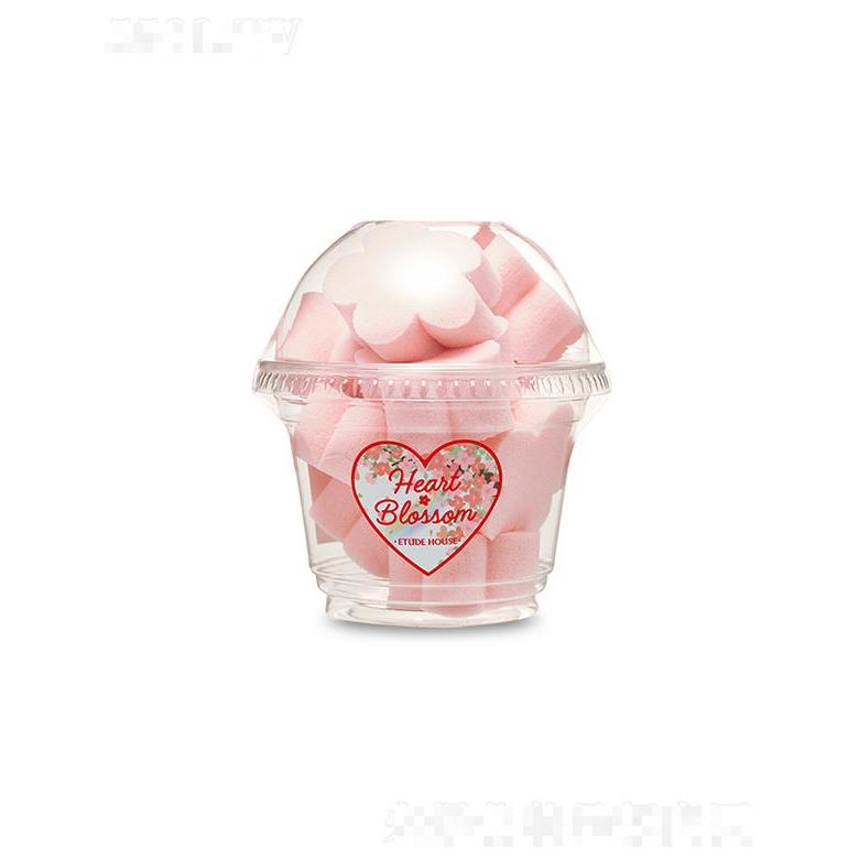 伊蒂之屋夢幻美妝工具櫻花粉撲（心空櫻花限量版） 10pc