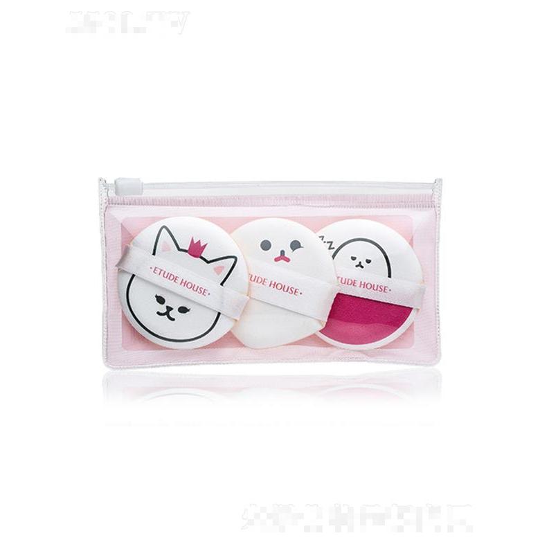 伊蒂之屋氣墊粉撲三件套 3pcs
