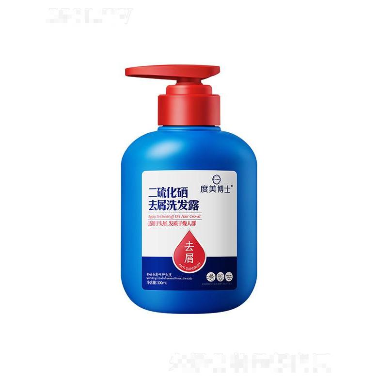度美博士二硫化硒去屑洗發露 300ml撫平毛躁清爽去屑