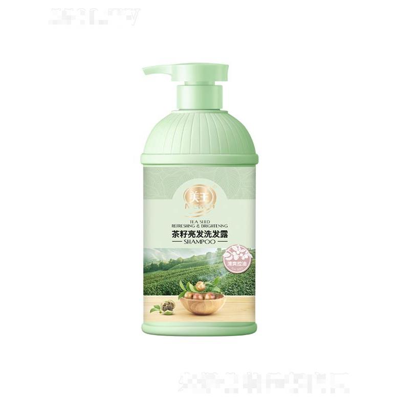 美王茶籽清爽控油亮發洗發露 1kg絲絲清爽·凈澈舒潤