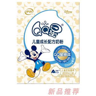 伊利QQ星榛高兒童成長(zhǎng)配方奶粉 盒裝