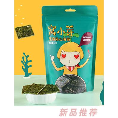 窩小芽芝麻海苔夾心