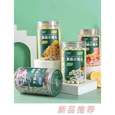 香噹噹果蔬小饅頭菠菜青瓜味草莓奶昔味藍(lán)莓紫薯味香蕉甜玉米味代理
