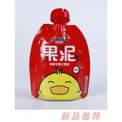 功夫小鴨果泥草莓蘋果紅棗黃桃蘋果燕麥蘋果香橙山藥味108g
