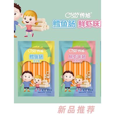 傳旭鱈魚腸袋裝60克 芝士味原味玉米味鱈魚腸Q彈美味