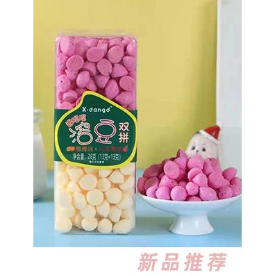 香噹噹溶豆雙拼-香橙味+火龍果味26克