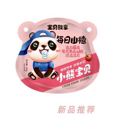 寶貝故事每日山楂粉袋黃帶藍(lán)帶兒童小零食開(kāi)胃食品100g裝