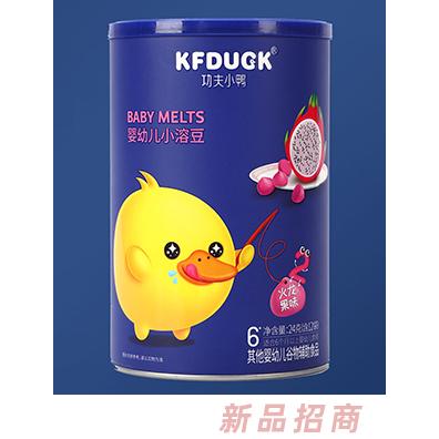 功夫小鴨嬰幼兒小溶豆獼猴桃香蕉胡蘿卜火龍果原味24g