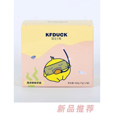 功夫小鴨海鮮鮮味蝦魚腸深海鱈魚盒裝火腿腸900g