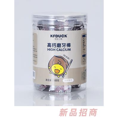 功夫小鴨高鈣磨牙棒牛奶蔬菜水果核桃味兒童磨牙食品100g