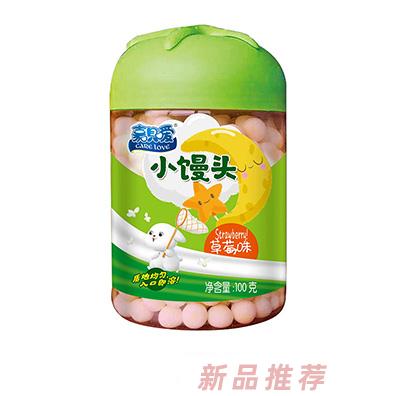 嘉唄噯小饅頭草莓味牛奶蛋黃味牛奶味多種口味兒童零食小餅干