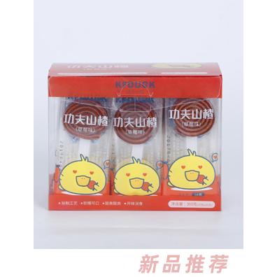 功夫小鴨功夫山楂草莓原味多種口味山楂水果條18gc×20支